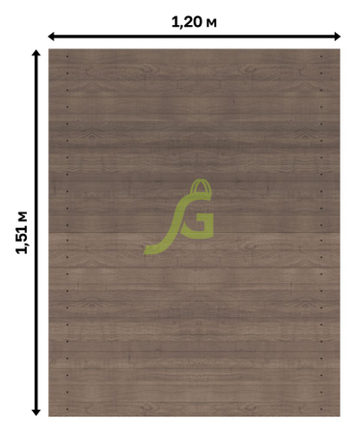 Детская деревянная песочница IgraGrad с крышкой и крышей