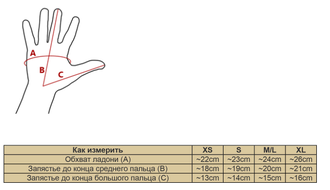 Перчатки "Lobster" Spes