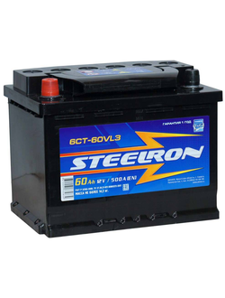 АКБ 6СТ-60 STEELRON о.п.
