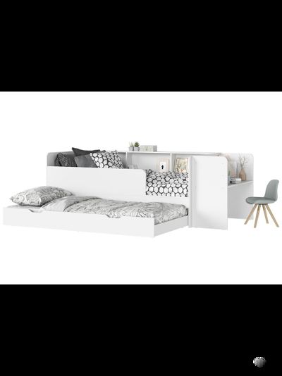 Руна КР 01 Кровать универсальная Белый/Белый