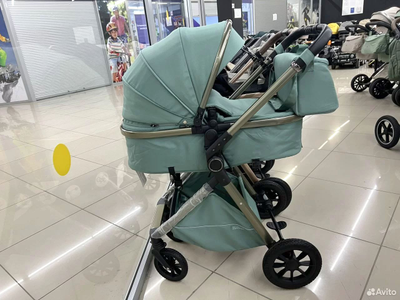 Детская коляска 3 в 1 Luxmom V2 Зеленый