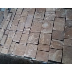 Брусчатка из камня,  жёлтая