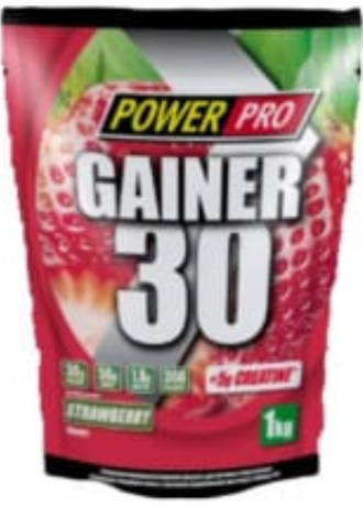Гейнер 30 (1000 г.) Power Pro. Клубника