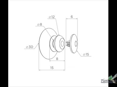 Присоска силиконовая с пистоном