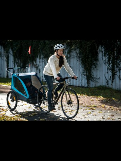 THULE Coaster XT велосипедный прицеп-коляска для 2-х детей