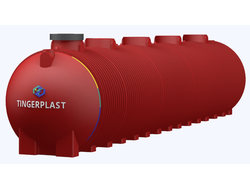 Подземно-наземная ёмкость PE 50 красная