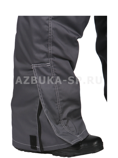 Полукомбинезон ГОРОД-ЗИМА, цв. серый