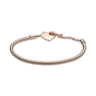 Браслет Moments с Т-замком в форме сердца Артикул 589285C00