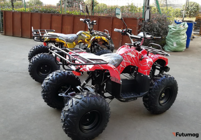 Квадроцикл GreenCamel Atakama T320 (48V 1000W R8 Дифференциал) армейский желтый