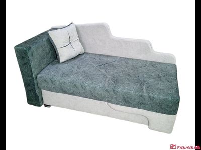Кушетка СМАРТ левая зеленая