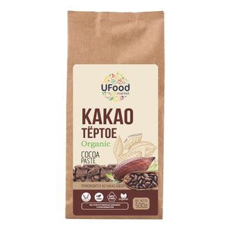 Какао-тертое, флейки, 500г (UFood)