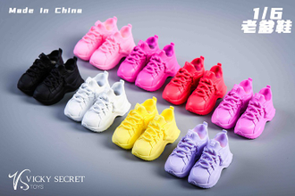 Женские кроссовки (сиреневые) 1/6 Street shoes (21XG73D) - VSTOYS