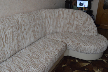 ЧЕХОЛ НА УГЛОВОЙ ДИВАН ВИСТА ЭЛЕГАНТ КРЕМ