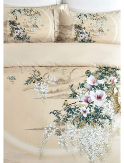 Постельное белье мако-сатин евро 200x220x1 250x270x1 50x70x4 TIS07-804