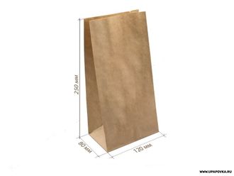 Крафт пакет (12 x 8 x 25 см) 50 гр/м