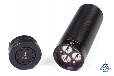 Фонарь подводный FEREI W155IIWW V2 3780Lm, желтый свет