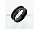 основа для кольца "Круг", нержавеющая сталь, цвет-черный