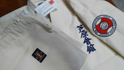 Детские доги (кимоно) суровые АШИХАРА-КАРАТЕ