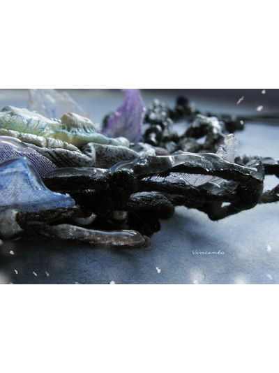 Волшебное колье "Зимняя Дриада из Зачарованного Леса"