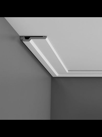 Потолочный карниз с гладким профилем из полиуретана Orac Decor Коллекция Luxxus C356