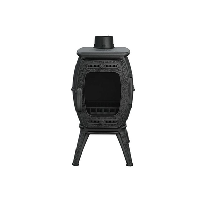 Печь отопительно-варочная Бахта II черная до 180 м3