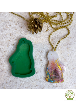 Лунный зайка №1 с гравировкой