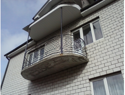 Кованое балконное ограждение -Арт 08