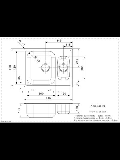 Мойка Reginox Admiral L 60 OKG lux
