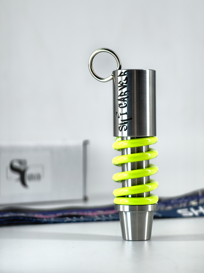 МУНДШТУК SPRING 2.0 NEON LIME С ЛЕНТОЙ