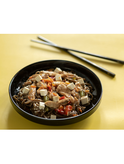 Гречневая лапша Соба с овощами