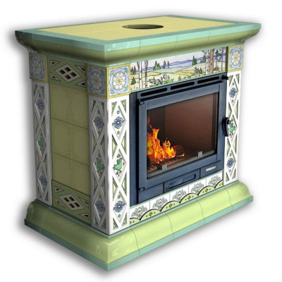 Изразцовый камин КимрПечь Билибин