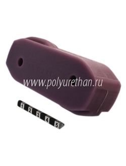 Слайдер цепи мотоцикла модернизированный, двусторонний Полиуретан 55-00-0041 (PU54/M87/синий) (52147-MN1-670)