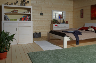КОМОД БРАММИНГ №2 ИЗ МАССИВА СОСНЫ ящики и дверки 115 Х 38 Х 94,5 СМ