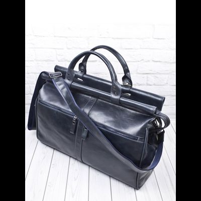 Кожаный саквояж Veano Premium blue (арт. 4004-54)