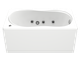 Акриловая гидромассажная ванна BAS Лима 130х70