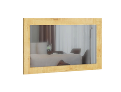 ЛДСП Зеркало ЭКО 800*500 Дуб Вотан-Белый гладкий