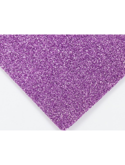 Фоамиран Глиттерный 40х60 см, сиреневый