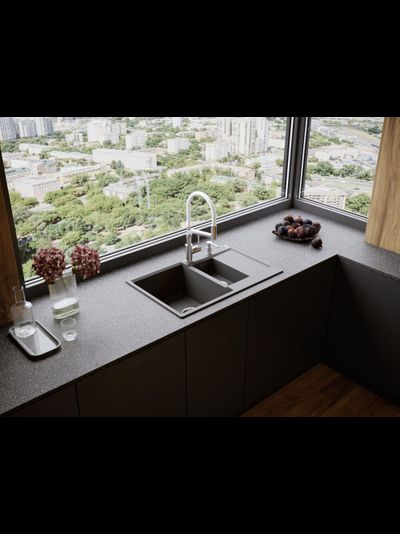 СМЕСИТЕЛЬ OMOIKIRI SINTO 2 PLUS BN-WH