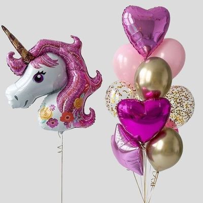 Сет из гелиевых шаров &quot;Малиновая радость&quot;