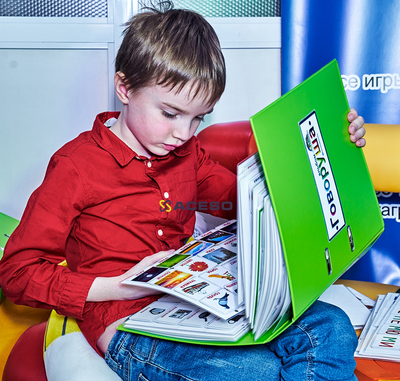 Альбом "Говоруша". Развивающие пособия на липучках Frechoponcho (Френчопончо)