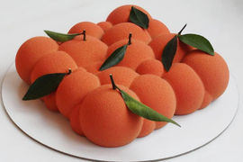 Муссовый торт "Мандаринки"