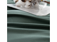 Однотонный сатин постельное белье с вышивкой цвет Серо зеленый (1.5 спальное, 2 наволочки 70х70) CH046