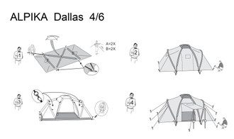 Палатка ALPIKA Dallas-6