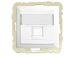 Лицевая панель с суппортом для коннектора RJ45 лед - Logus 90 - Efapel 90441 SGE