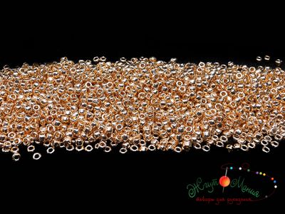 Toho 15 PF551 PermaFinish - Galvanized Rose Gold / Гальванизированный розовое золото