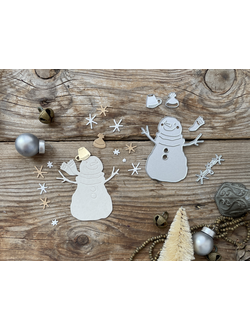 Набор ножей для вырубки "Снеговик"