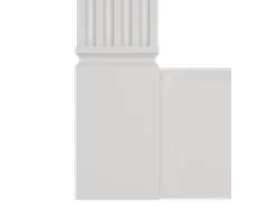 D 1085- Основание к наличникам (молдингам) из архитектурного декора для обрамления проёмов и дверей