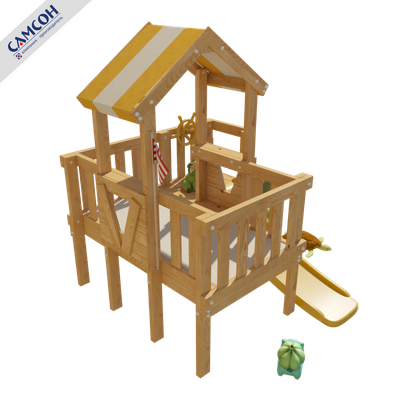 Детская игровая кровать-чердак СКУБИ