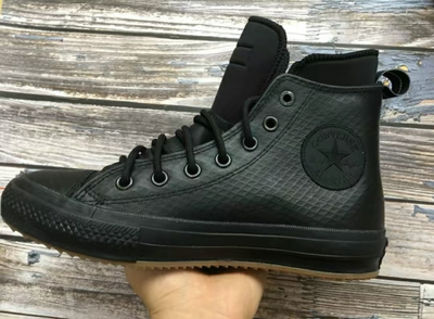 Converse All Star Waterproof Nubuck Boot total black 157460C Allstar converse.ru