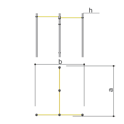 Оборудование спортивное с лестницей Romana 501.37.01